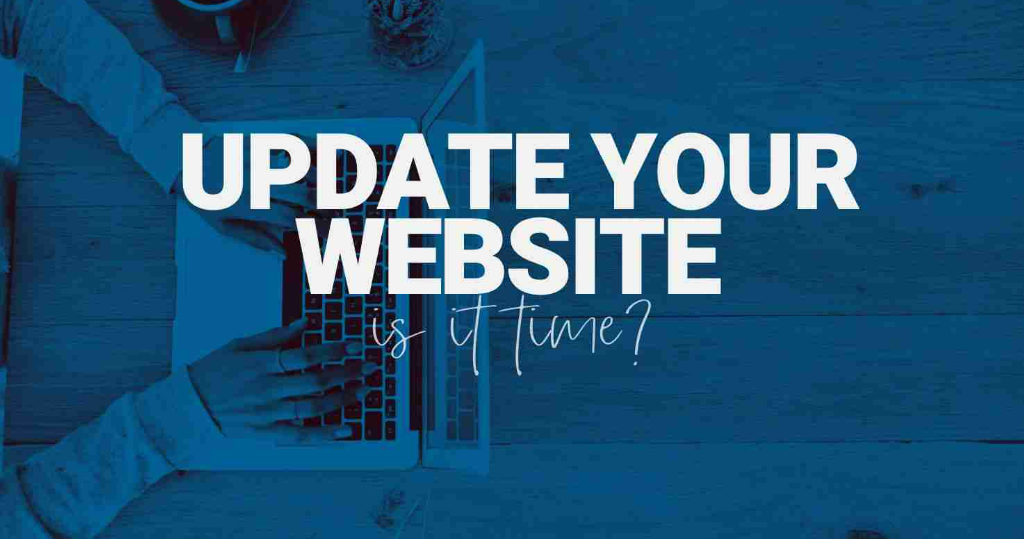 Updating your website